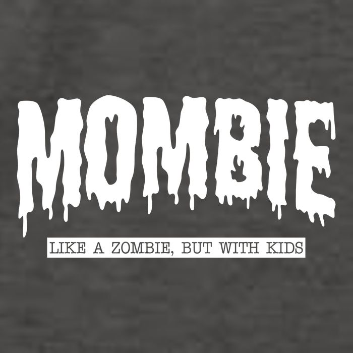 Mombie Like A Zombie But With Kids Funny Halloween Mom Vector Backpack