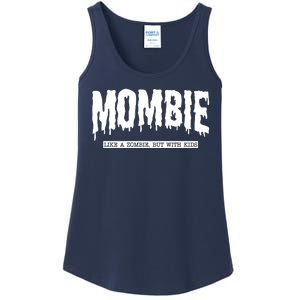 Mombie Like A Zombie But With Kids Funny Halloween Mom Ladies Essential Tank