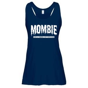 Mombie Like A Zombie But With Kids Funny Halloween Mom Ladies Essential Flowy Tank