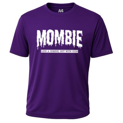 Mombie Like A Zombie But With Kids Funny Halloween Mom Performance Shirt