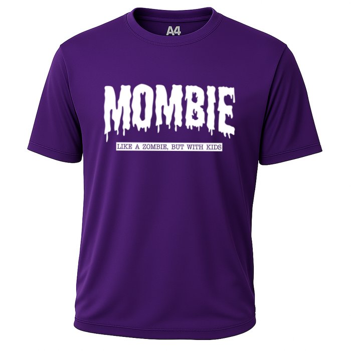 Mombie Like A Zombie But With Kids Funny Halloween Mom Performance Shirt