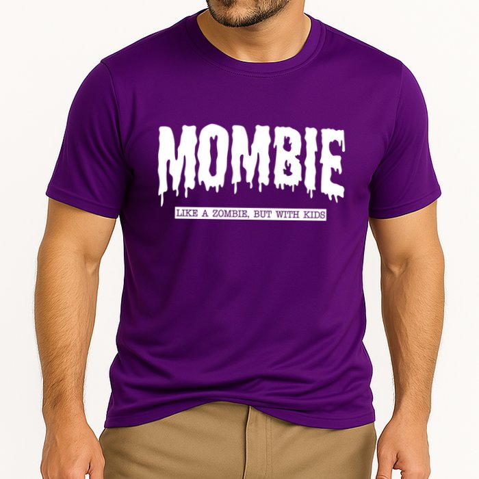 Mombie Like A Zombie But With Kids Funny Halloween Mom Performance Shirt