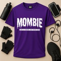 Mombie Like A Zombie But With Kids Funny Halloween Mom Performance Shirt