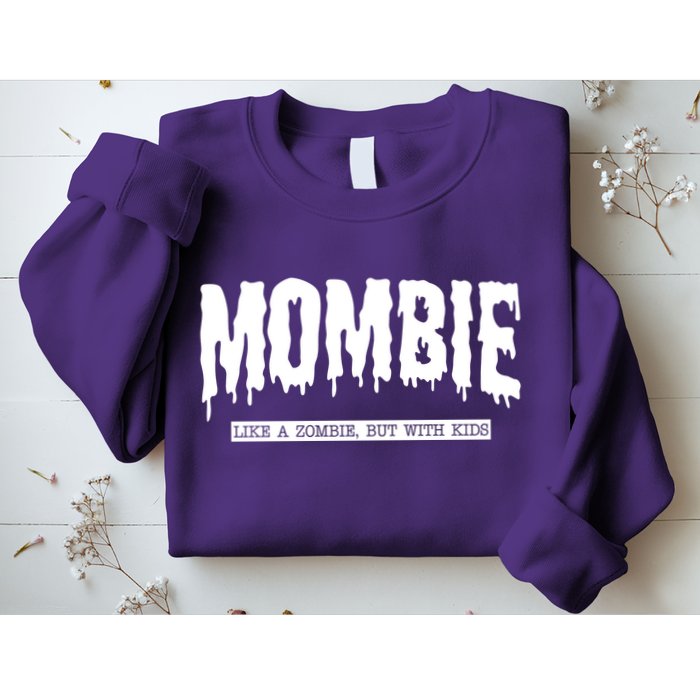 Mombie Like A Zombie But With Kids Funny Halloween Mom Sweatshirt