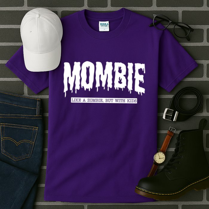 Mombie Like A Zombie But With Kids Funny Halloween Mom Tall T-Shirt