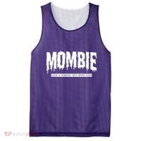 Mombie Like A Zombie But With Kids Funny Halloween Mom Mesh Reversible Basketball Jersey Tank