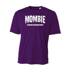 Mombie Like A Zombie But With Kids Funny Halloween Mom Youth Performance Sprint T-Shirt