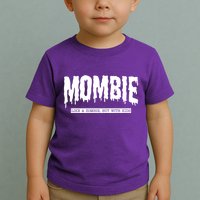 Mombie Like A Zombie But With Kids Funny Halloween Mom Toddler T-Shirt