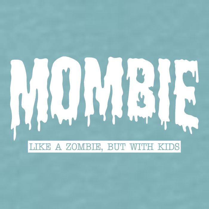 Mombie Like A Zombie But With Kids Funny Halloween Mom Sueded Cloud Jersey T-Shirt