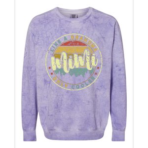 Mimi Like A Grandma Only Cooler Cute Mothers Day Colorblast Crewneck Sweatshirt