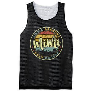 Mimi Like A Grandma Only Cooler Cute Mothers Day Mesh Reversible Basketball Jersey Tank