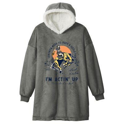 Miranda Lambert Actin' Up Hooded Wearable Blanket