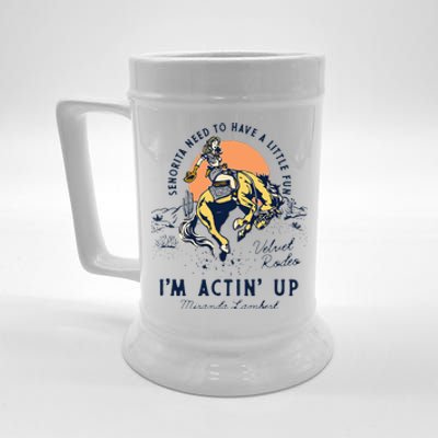 Miranda Lambert Actin' Up Beer Stein