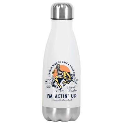 Miranda Lambert Actin' Up Stainless Steel Insulated Water Bottle