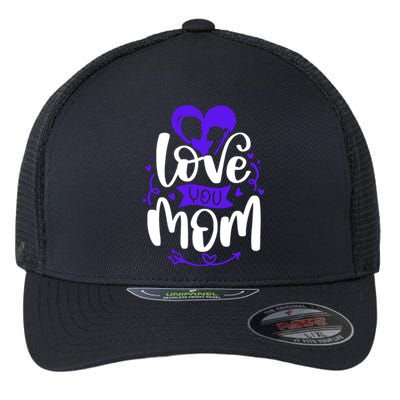 Mama Love A Perfect Match For You And Mom Flexfit Unipanel Trucker Cap