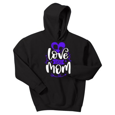 Mama Love A Perfect Match For You And Mom Kids Hoodie