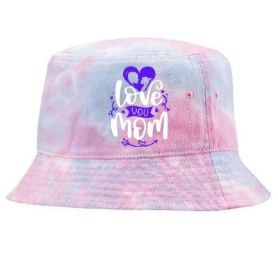 Mama Love A Perfect Match For You And Mom Tie-Dyed Bucket Hat