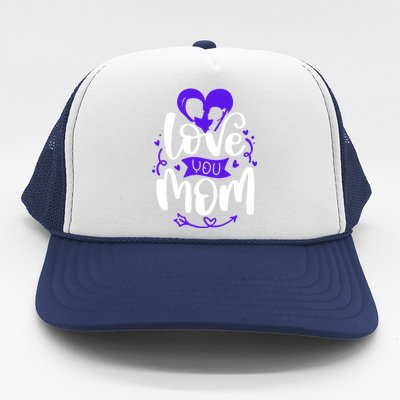 Mama Love A Perfect Match For You And Mom Trucker Hat