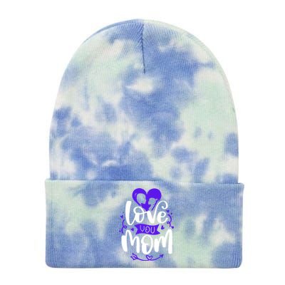 Mama Love A Perfect Match For You And Mom Tie Dye 12in Knit Beanie