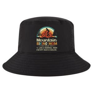 Mom Like A Normal Mom Except Much Cooler Gift Mountain Biking Meaningful Gift Cool Comfort Performance Bucket Hat