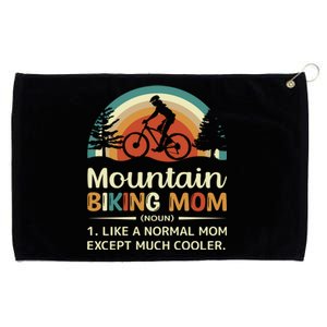 Mom Like A Normal Mom Except Much Cooler Gift Mountain Biking Meaningful Gift Grommeted Golf Towel