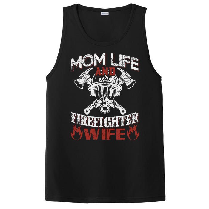 Mom Life And Firefighter Wife PosiCharge Competitor Tank