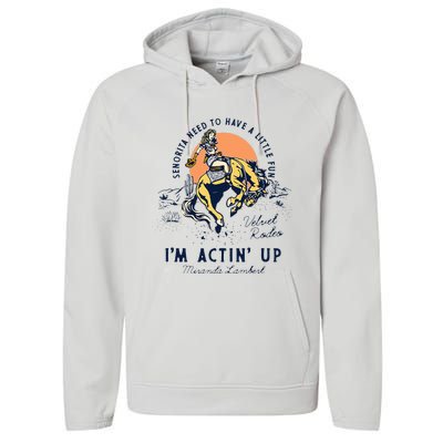 Miranda Lambert Actin Up Performance Fleece Hoodie