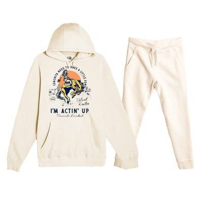 Miranda Lambert Actin Up Premium Hooded Sweatsuit Set