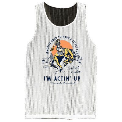 Miranda Lambert Actin Up Mesh Reversible Basketball Jersey Tank