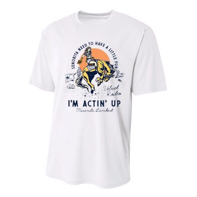 Miranda Lambert Actin Up Performance Sprint T-Shirt