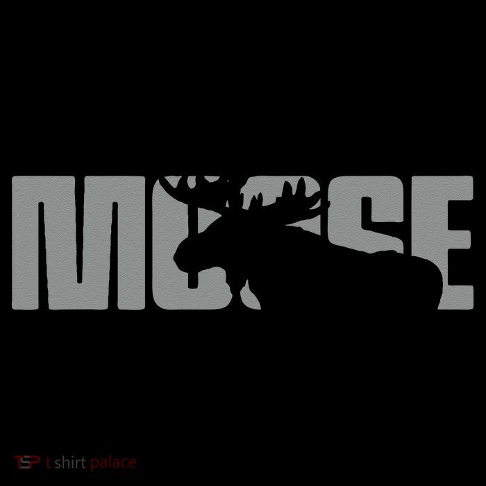 Moose Lover Apparel Moose Drawstring Bag