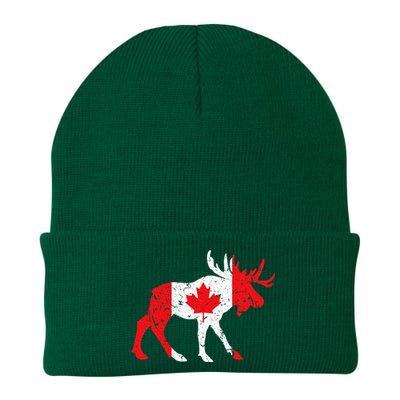 Maple Leaf Animal Canadian Flag Canada Knit Cap Winter Beanie