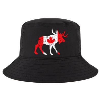 Maple Leaf Animal Canadian Flag Canada Cool Comfort Performance Bucket Hat