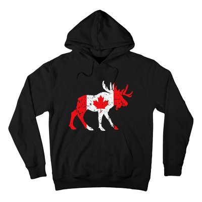 Maple Leaf Animal Canadian Flag Canada Hoodie