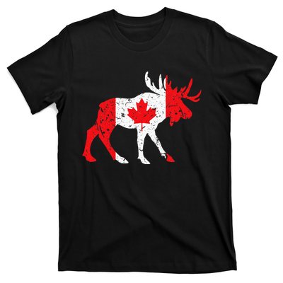 Maple Leaf Animal Canadian Flag Canada T-Shirt