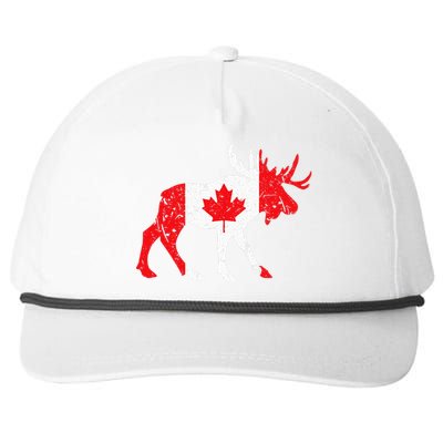 Maple Leaf Animal Canadian Flag Canada Snapback Five-Panel Rope Hat