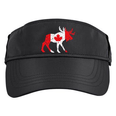 Maple Leaf Animal Canadian Flag Canada Adult Drive Performance Visor