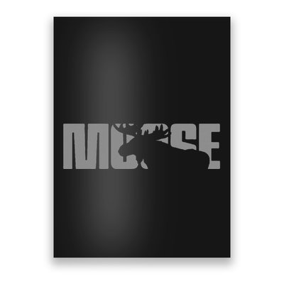 Moose Lover Apparel Moose Poster