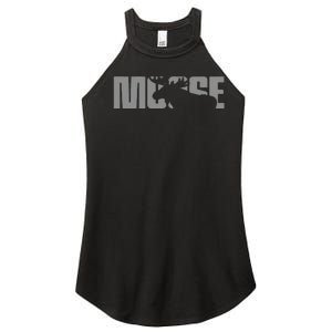 Moose Lover Apparel Moose Women's Perfect Tri Rocker Tank