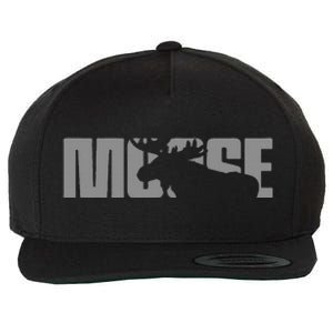 Moose Lover Apparel Moose Wool Snapback Cap