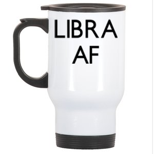 Minimalist Libra Af Gift Astrology Sept October Birthday Gift Stainless Steel Travel Mug