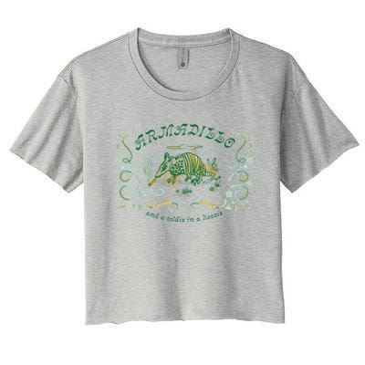 Miranda Lambert Armadillo Women's Crop Top Tee