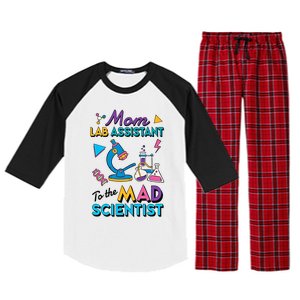 Mom Lab Assistant To The Mad Scientist Mom Lab Week Lab Tech Raglan Sleeve Pajama Set