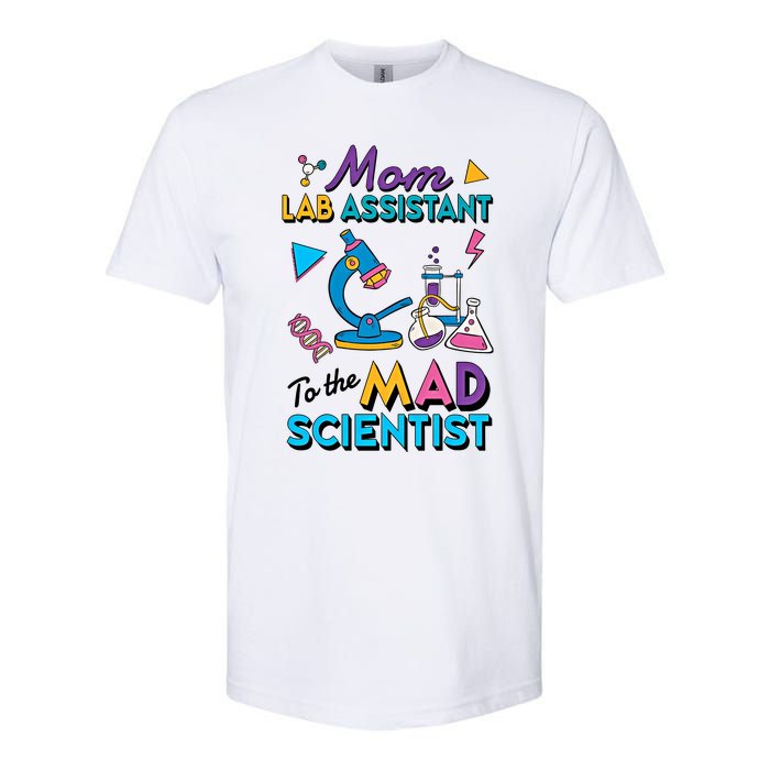 Mom Lab Assistant To The Mad Scientist Mom Lab Week Lab Tech Softstyle CVC T-Shirt