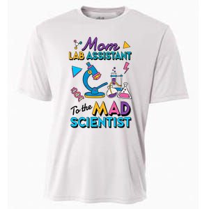 Mom Lab Assistant To The Mad Scientist Mom Lab Week Lab Tech Cooling Performance Crew T-Shirt