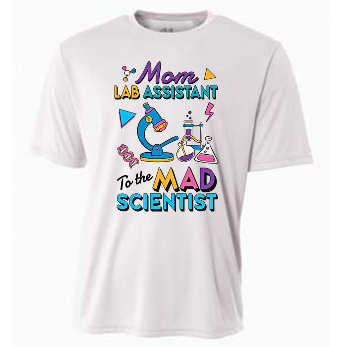 Mom Lab Assistant To The Mad Scientist Mom Lab Week Lab Tech Cooling Performance Crew T-Shirt