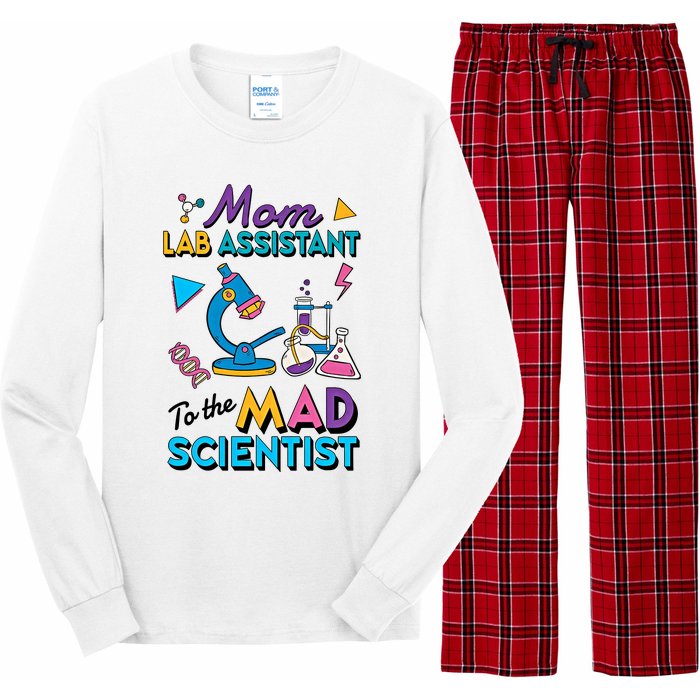 Mom Lab Assistant To The Mad Scientist Mom Lab Week Lab Tech Long Sleeve Pajama Set