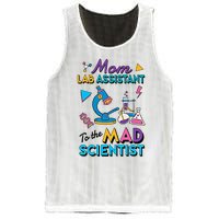 Mom Lab Assistant To The Mad Scientist Mom Lab Week Lab Tech Mesh Reversible Basketball Jersey Tank