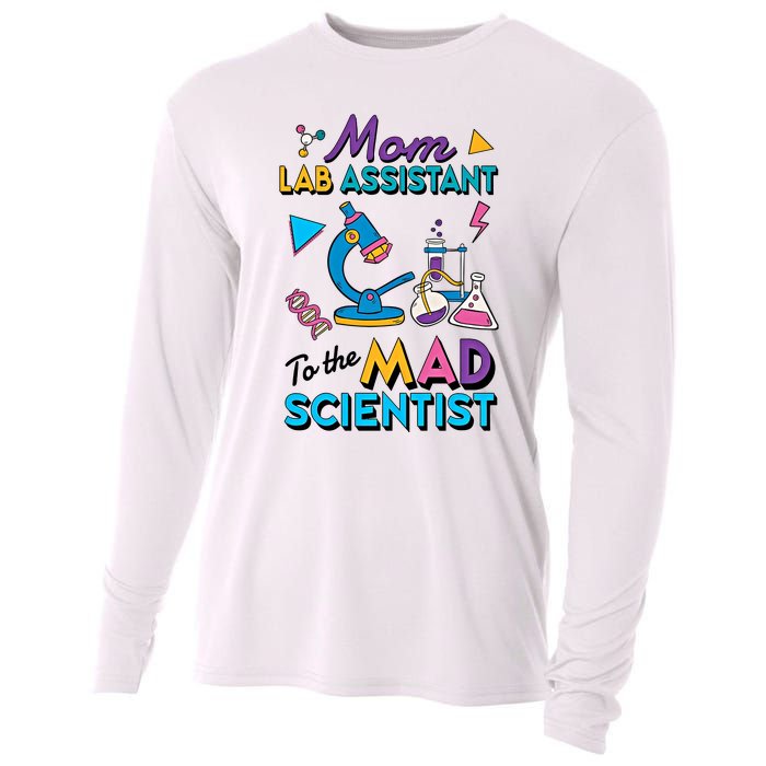 Mom Lab Assistant To The Mad Scientist Mom Lab Week Lab Tech Cooling Performance Long Sleeve Crew