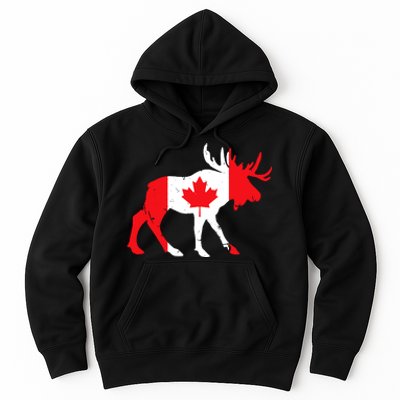 Maple Leaf Animal Canadian Flag Canada Hoodie